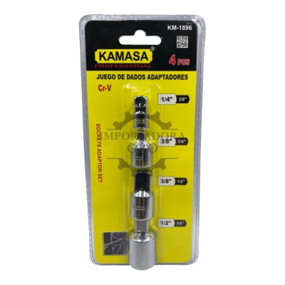 Set de adaptadores 4 pza km1896