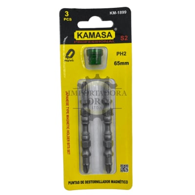 Set de puntas Phillips con tope km1899
