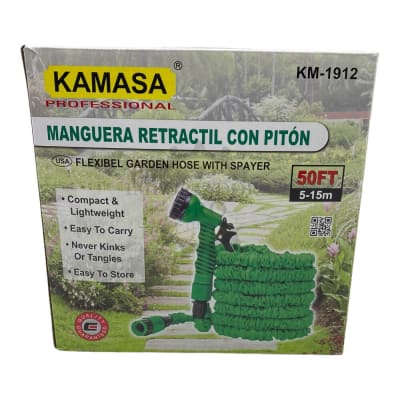 Manguera Retractil Flexible Jardin 5-12m km19121
