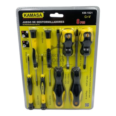 Set de destornillador 8 piezas km19211