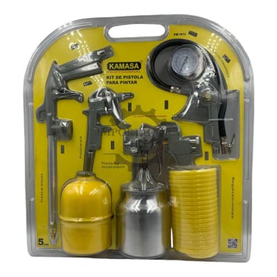 Kit de pistola para pintar 5 piezas km1973