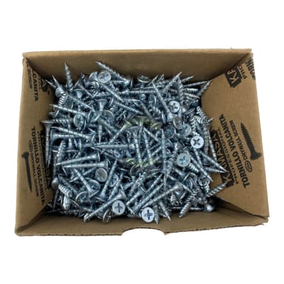 Tornillo Volcanita zincado 6x1