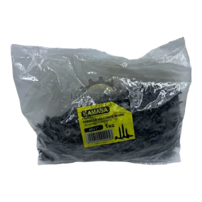 Tornillo Volcanita negro 6x1