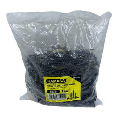 Tornillo Volcanita negro 8x3