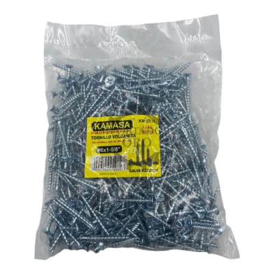 Tornillo Volcanita zincado 6x1 5/8