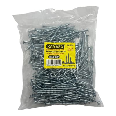 Tornillo Volcanita zincado 8x2 1/2