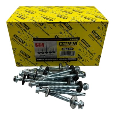 Tornillo autoperforante hexagonal 12x2 1/2