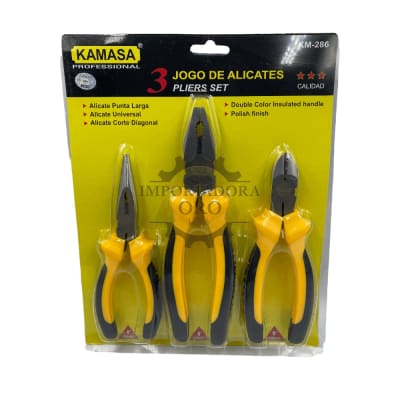 Juego de Alicates 3 piezas km2861