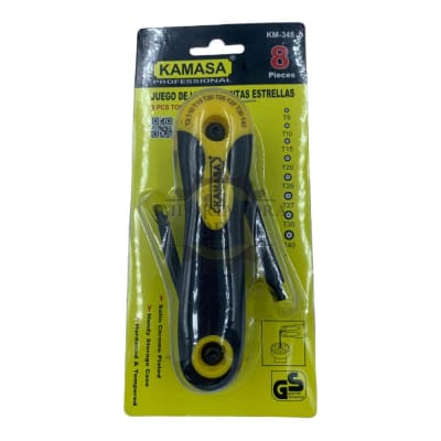 Set llave torx 8 piezas km3481
