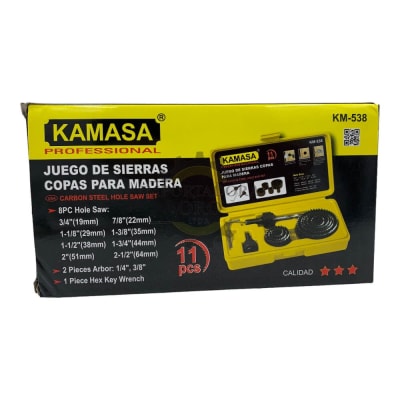 Juego de sierra copa 11 piezas km5381