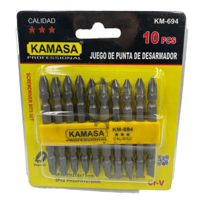 Juego de Puntas Phillips 10 piezas km694