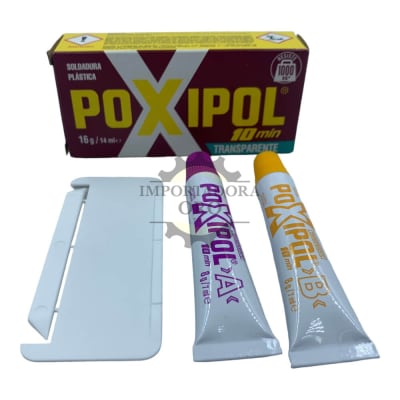Poxipol Soldadura Plastica Transparente 14ml