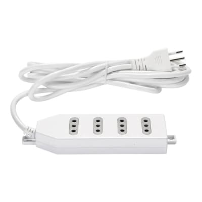 Alargador Zapatilla 4 Posiciones 1,5 Metros Blanco ME204W1