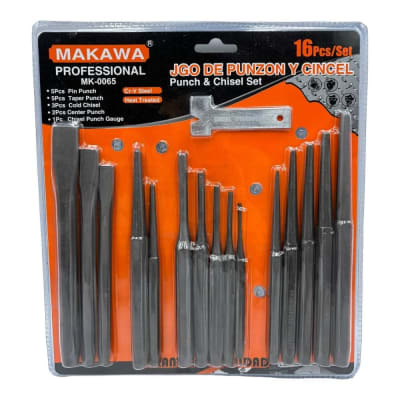 Juego de Punzon y Cincel 16 piezas Mk00651