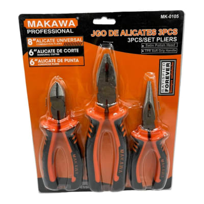 Set de alicate 3 piezas Mk01051