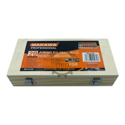 Set de Fresas 20 piezas Mk01501