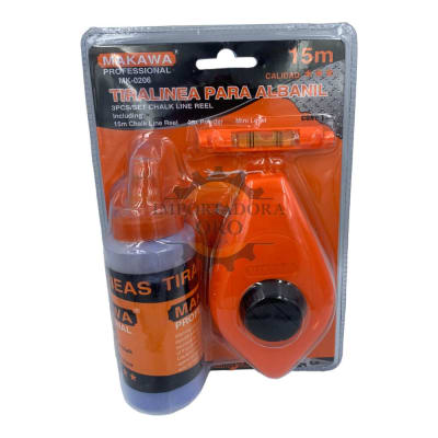 Tizador con Nivel 2 piezas 15mt MK0206