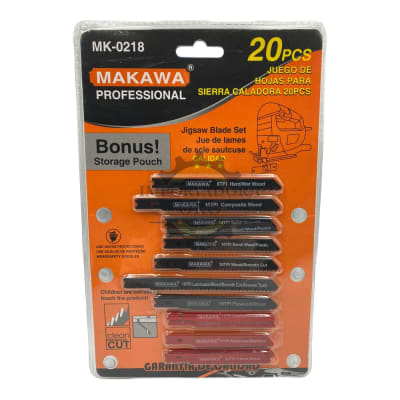 Juego Hoja Sierra Caladora 20 piezas Mk02181