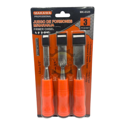 Juego de formones 3 piezas Mk0325