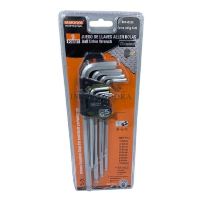 Juego de Llave allen L 9 piezas MK03501