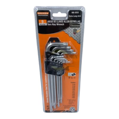 Juego de Llave Estrella L 9 piezas MK0353