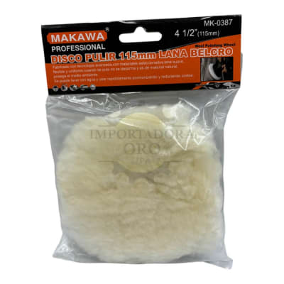 Disco de lana para pulir 4 1/2
