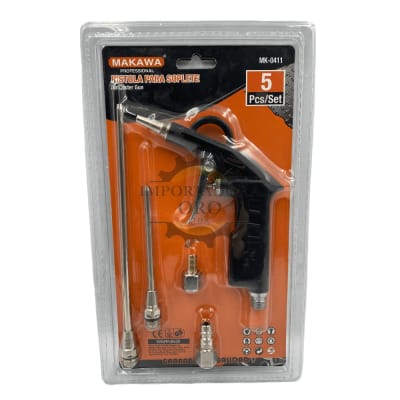 Pistola para soplete compresor 5 piezas Mk04111