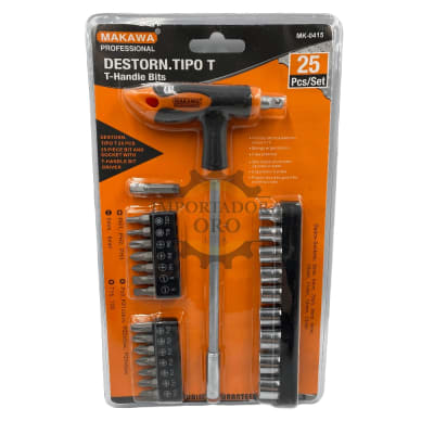Juego de destornillador T 28 piezas Mk0415