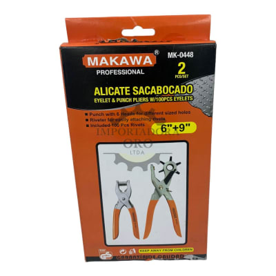 Alicate Sacabocado 2 Piezas Mk04481
