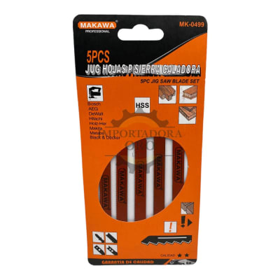 Hoja de Sierra Caladora 5 piezas Mk0499