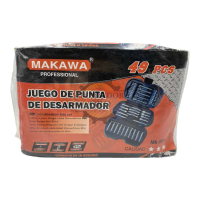 Juego de puntas destornilladores 49 piezas Mk05111