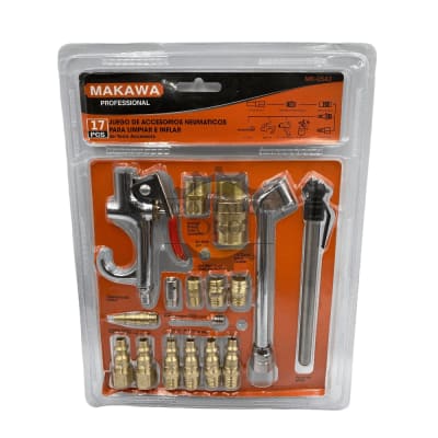 Juego Accesorios para Compresor 17 Piezas Mk05431