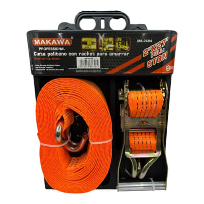 Eslinga Cinta Amarre Con Ratchet 50mmx8m Mk0694