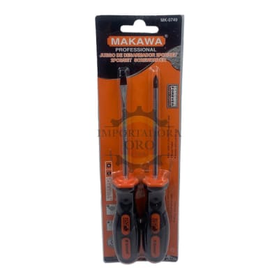 Set de destornillador 4x5mm 2 piezas Mk0749