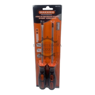Set de destornillador 6x6mm 2 piezas Mk0751