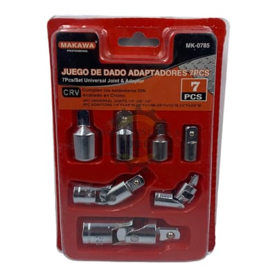 Set de Adaptadores Para Dados 7 Piezas Mk0785