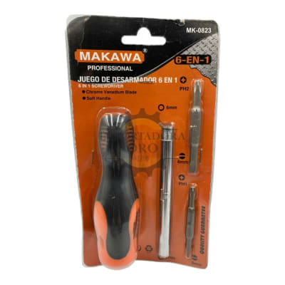 Juego de destornillador 6 en 1 Mk08231