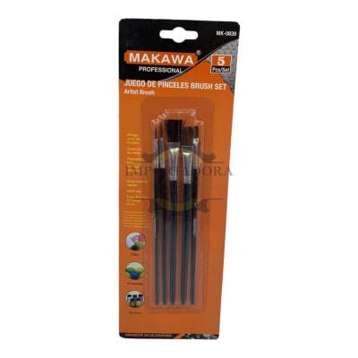 Juego de Pinceles 5 Piezas Mk08391