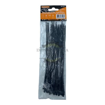 Amarra plastica Negra 2.5x200mm Mk0871N