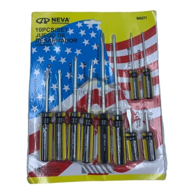 Juego de destornillador 10 piezas Na0711