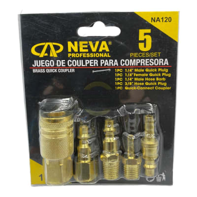 Set de acoples para compresor 5 piezas Na120