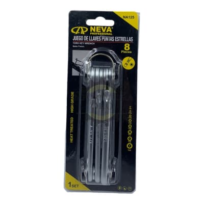 Juego llave punta estrella 8 piezas Na1251