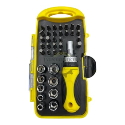 Set de puntas y dados 38 piezas Na82171