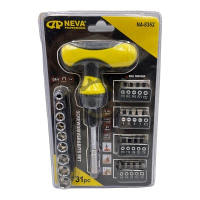 Set de puntas y dados 31 piezas Na83621