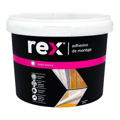 Adhesivo Montaje 3.8kg REX303301