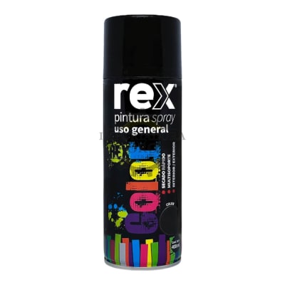 Pintura Spray general Negro Brillante 400ml