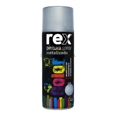 Pintura Spray Metalizado Plata 400ml
