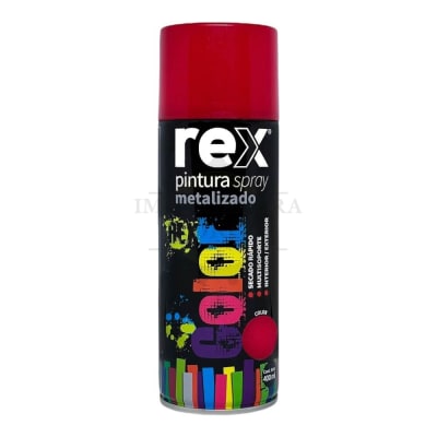 Pintura Spray Metalizado Rojo 400ml