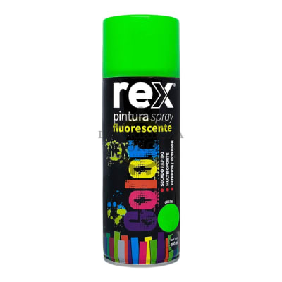 Pintura spray fluorescente verde 400ml