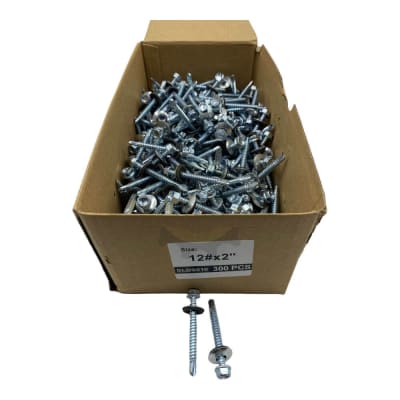 Tornillo autoperforante hexagonal 12x2